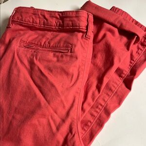 St. John's Bay Women's Red Straight Leg Pants